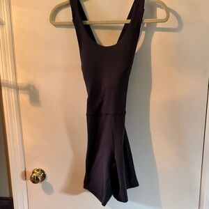 Laundry By Shelli Segal Black Sleeveless Bodysuit Romper Unitard
